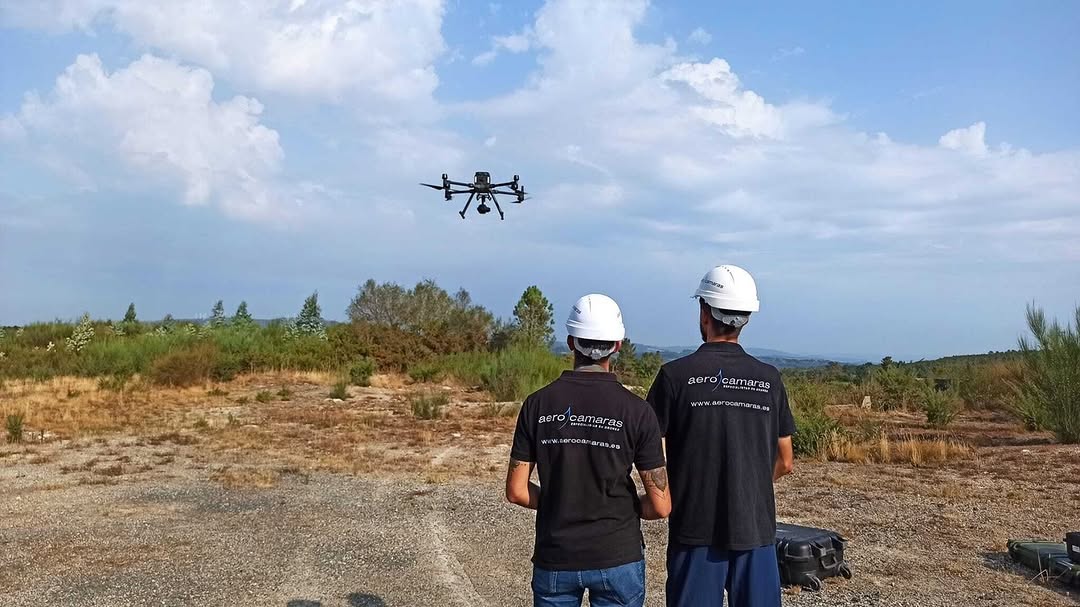 Operación de dron de Aerocámaras